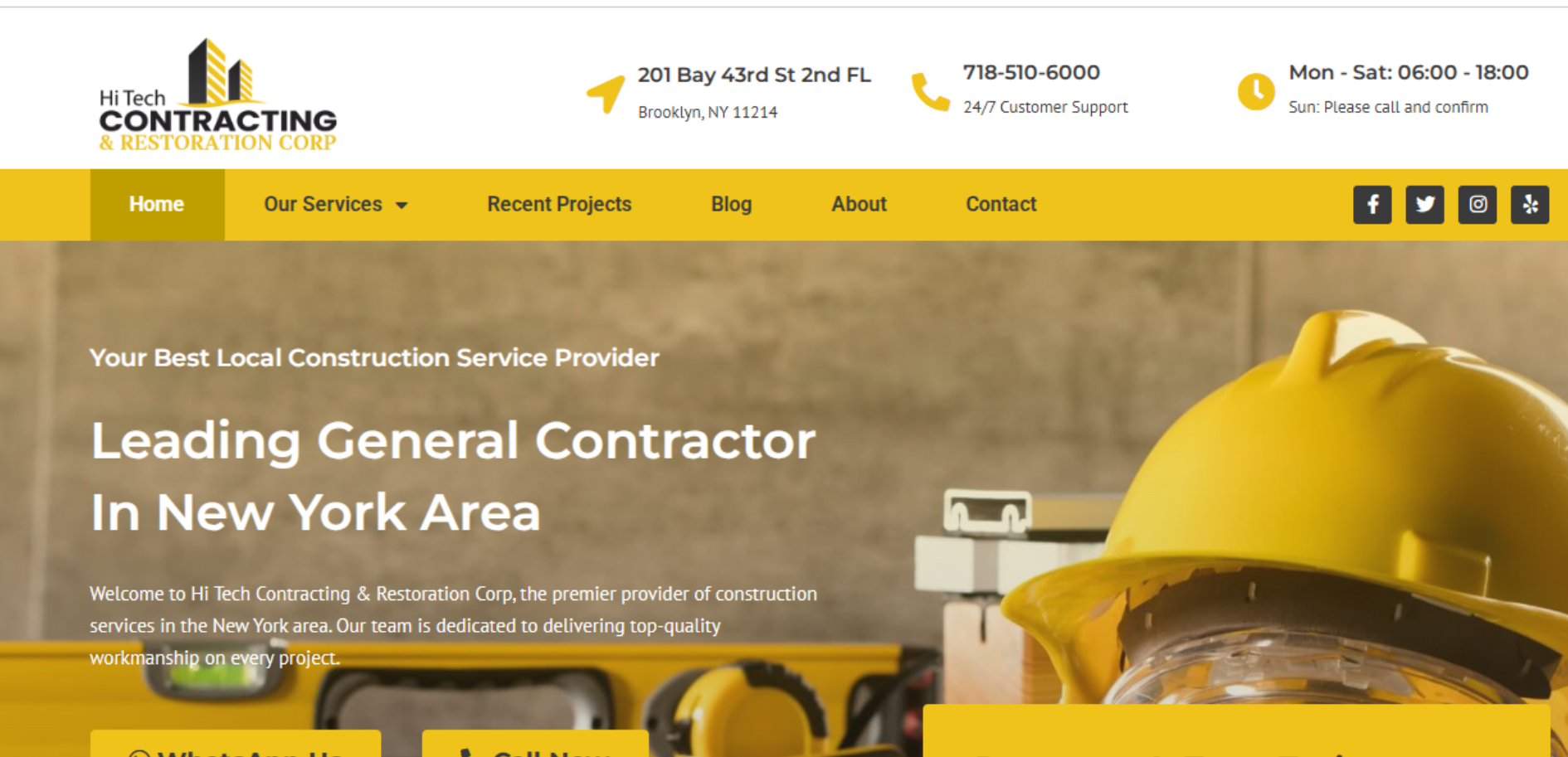 Hi Tech Contracting & Restoration Corp