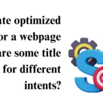 SEO Titles